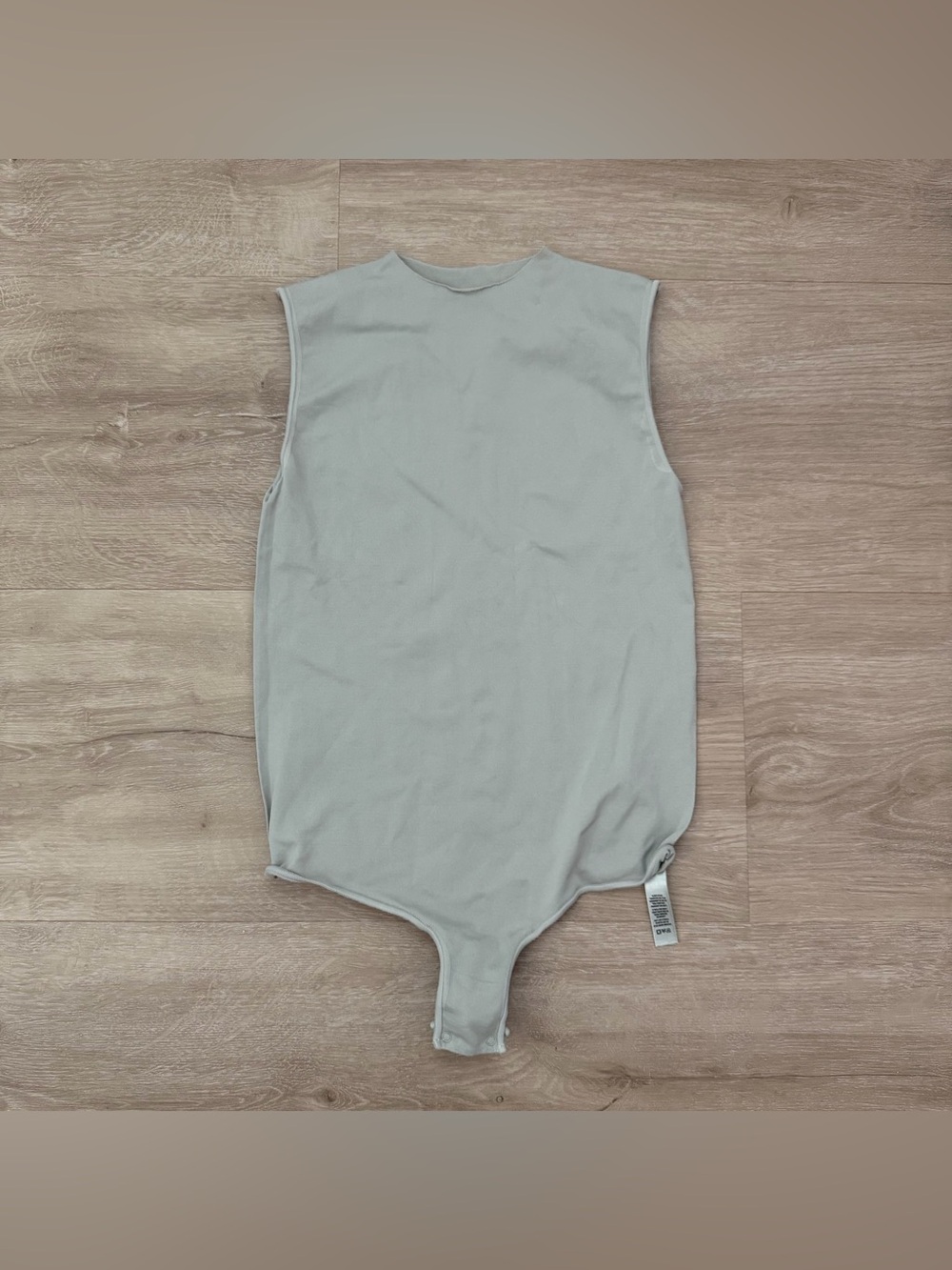 Skims Essential Bodysuit in Mineral Green
